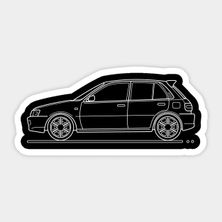 starlet W Sticker